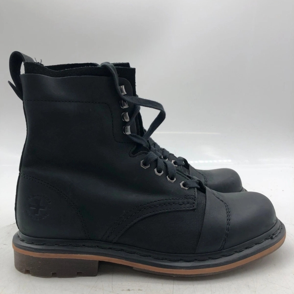 Dr. Martens Black Leather Men's Boots